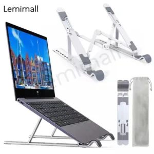 แท่นวางโน๊ตบุ๊ค พับเก็บได้ พกพาสะดวก ที่วางไอแพด Laptop Stand Notebook Standกันลื่น ปรับได้ 7ระดับ รองรับจอ7 นิ้วถึง 17น