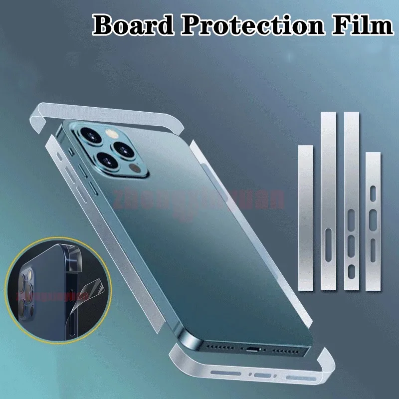 ไอโฟน ฟิล์มขอบข้าง สำหรับ iphone 14 15 Pro Plus Promax /13/13pro/13promax/12/12PRO/12PROMAX ฟิล์มกันรอย ขอบข้าง E