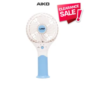 AIKO KN-L2904 Clearance Sale คละสีส่ง พัดลมชาร์จไฟ ใบพัด 3 นิ้ว สินค้าลดราคา  *** รับประกันแบตเตอรี่ 3 เดือน