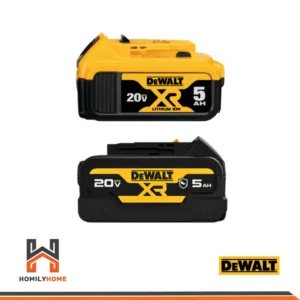 DEWALT แบตเตอรี่ Lithium-ion 20V 5.0Ah รุ่น DCB184 เคสยาง รุ่น DCB184G แบต แบตเตอรี่
