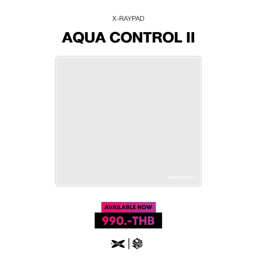 แผ่นรองเมาส์ X-raypad Aqua Control II White (Uncoated)