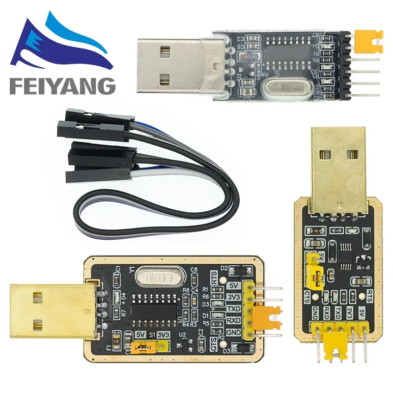 Ch340G / Ch340E Usb To Ttl โมดูลแปลงอาร์ตโมดูล Ch340 3.3V 5V