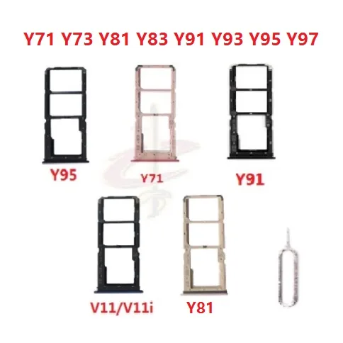 ถาดซิม (sim tray) สําหรับ Vivo Y71 Y81 Y81i Y81S Y83 Y91 Y91i Y91C Y93 Y95 V11i V11 Pro