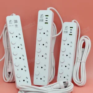 ปลั๊กไฟ PAE-35U 37U 38 38U ปลั๊กพ่วง3ตา USB2ไทป์ซี2ช่อง 2300W ความยาว 3 5 10 เมตร ม่านนิรภัย ปลอดภัยได้มาตรฐาน เลือกรุ่น