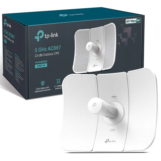 TP-LINK (CPE710) 5GHz AC 867Mbps 23dBi Outdoor Access Point กำลังส่งสูง รองรับความเร็วสูง 3y.