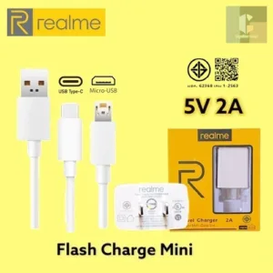 ชุดชาร์จREALME MICRO/TYPE-C 2Aของแท้charger Mini Data line ใช้ได้กับรุ่น เรียวมี​​5/​ 5i