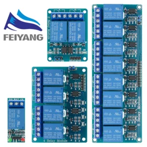โมดูลรีเลย์ 1 2 4 8 Channel 5V พร้อมเอาท์พุทรีเลย์ 1 2 4 8 Way สําหรับ Arduino
