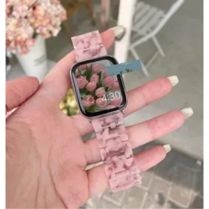 พร้อมส่ง เรซิ่นหินอ่อน สายนาฬิกาข้อมือ strap  watch10 9 8 7 6 SE 5 4 3 2 1