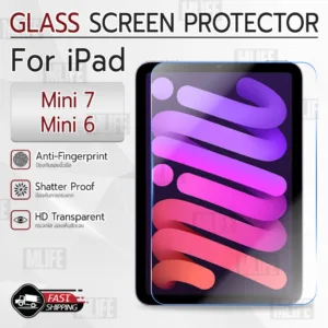 Mlife - ฟิล์มกระจก สำหรับ iPad Mini 7 / 6 ฟิล์มกันรอย กระจกกล้องหลัง เต็มจอ กระจก ฟิล์มหลัง Premium 2.5D Tempered Glass