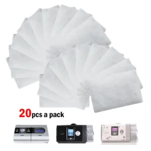 20แผ่น hepa Filter แผ่นกรองสำหรับเครื่อง CPAP ResMed ตัวกรองอเนกประสงค์ สำหรับ AirSense AirCurve 10