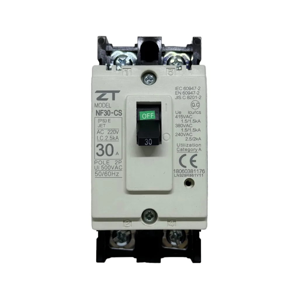 เบรกเกอร์ NF30CS 2P 15A 20A 30A MCCB No Fuse Breaker