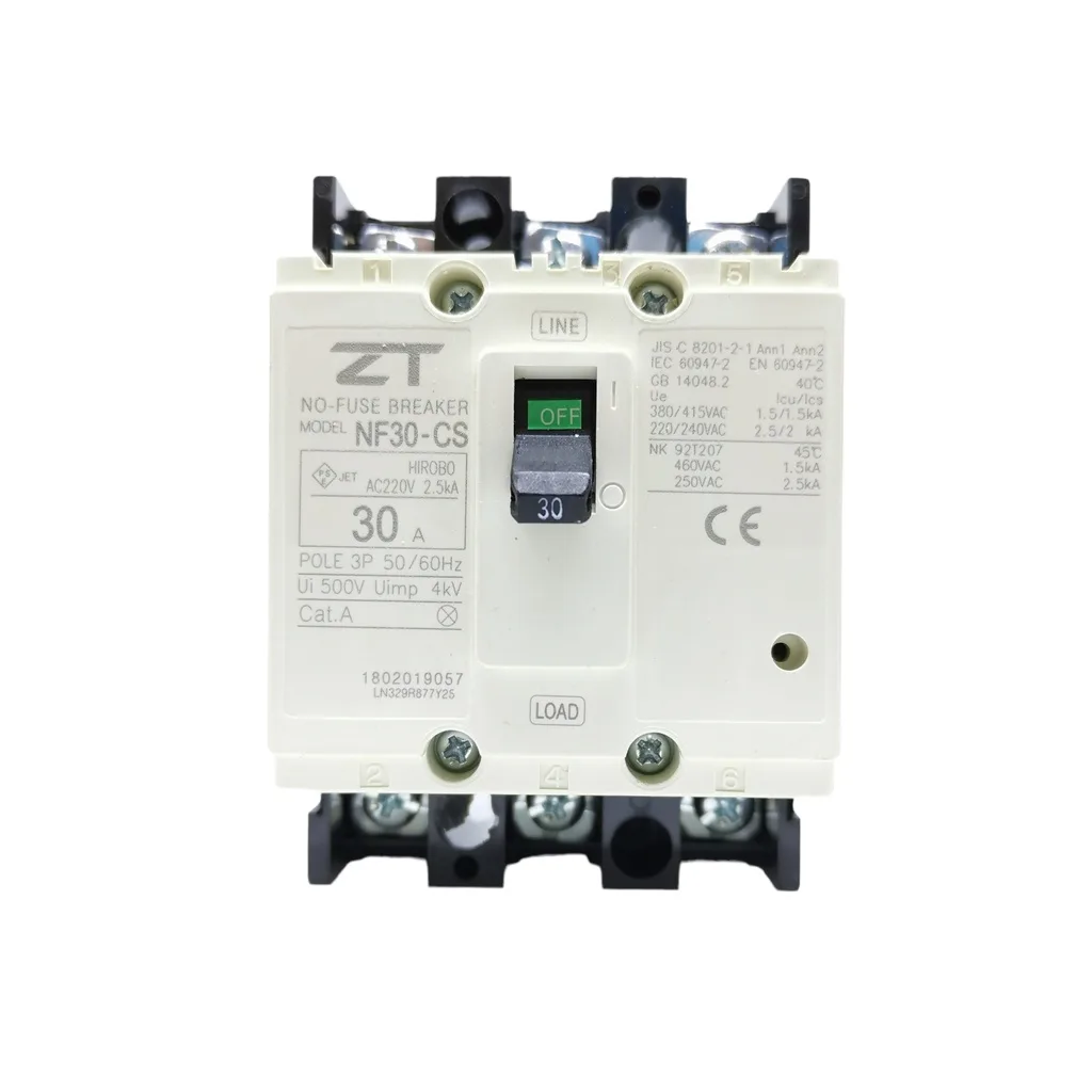 เบรกเกอร์ NF30CS 3P 15A 20A 30A MCCB No Fuse Breaker