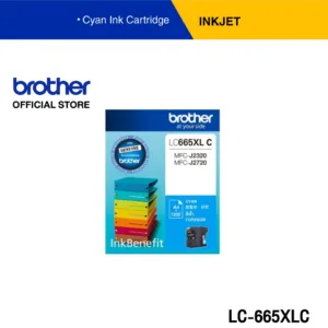 Brother LC-665XLC ตลับหมึก สีฟ้า สำหรับเครื่องอิงค์เจ็ทรุ่น MFC-J2320