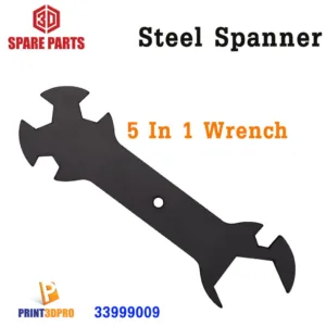 3D part 5 In 1 Wrench Steel Spanner ประแจ 5 ใน 1
