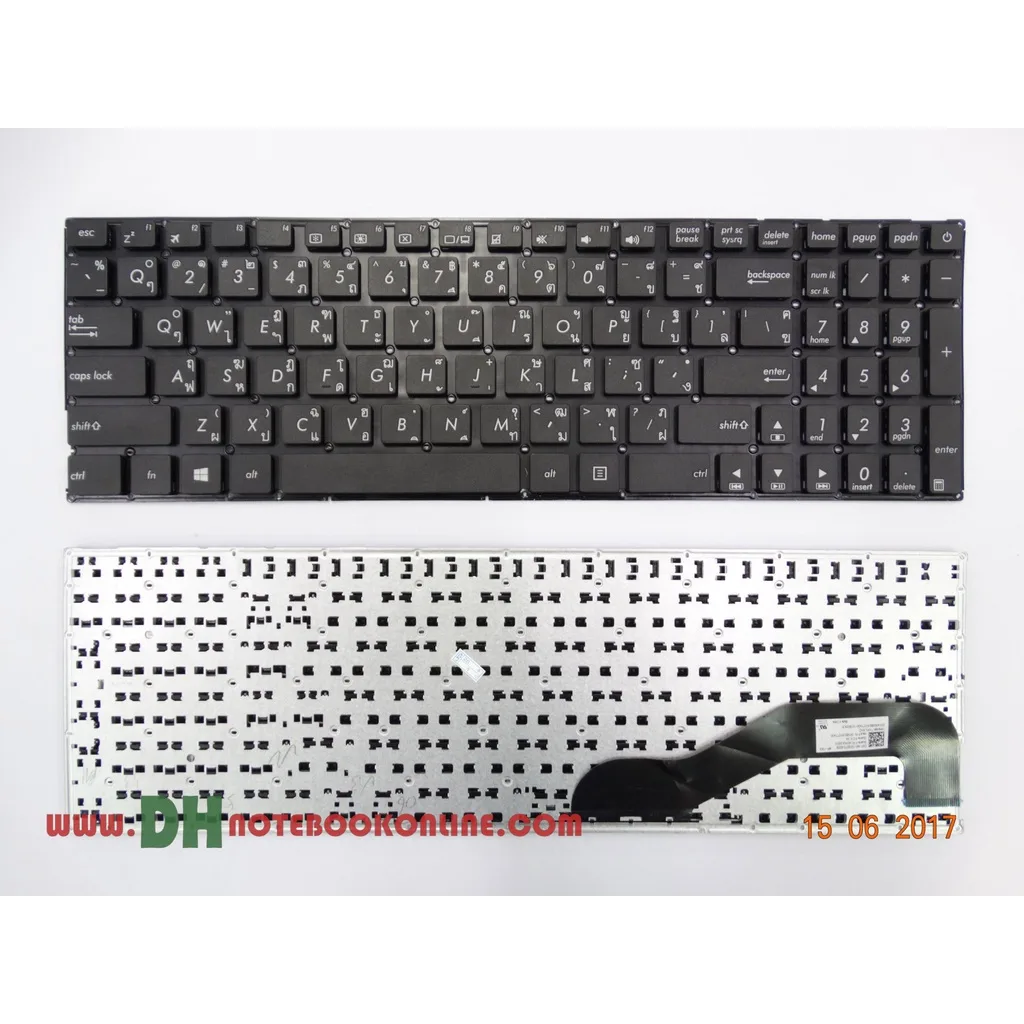 แป้นพิมพ์ คีย์บอร์ดโน๊ตบุ๊ค Asus X540 Laptop Keyboard TH-ENG