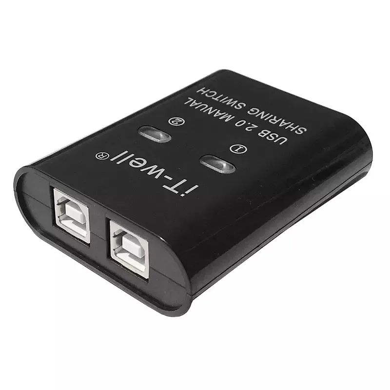 IT-Well USBแชร์เครื่องพิมพ์อุปกรณ์2 In 1 Outแชร์เครื่องพิมพ์อุปกรณ์