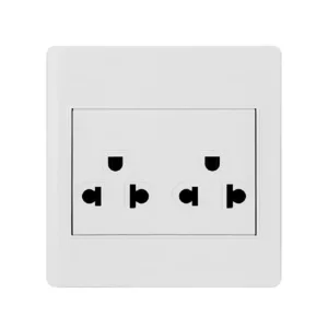 HACO เต้ารับ 3 ขา 2 ช่อง 16 แอมป์ 250 โวลต์ (เอ็มพลัส ซีรี่ส์) M3N-E20