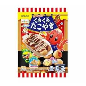 Kracie Popin Cookin Takoyaki ทำขนม ทาโกยากิ ขนมของเล่น แบบใหม่ล่าสุด จากญี่ปุ่น ขนมทำเองทานได้จริง  (1ซอง)