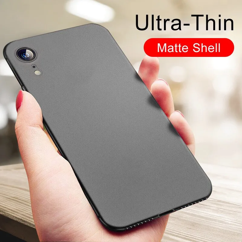 เคสหลังด้านppบาง0.2cm สำหรับ iPhone XS Max / X / XR / 7 / 8 Plus / SE 2022