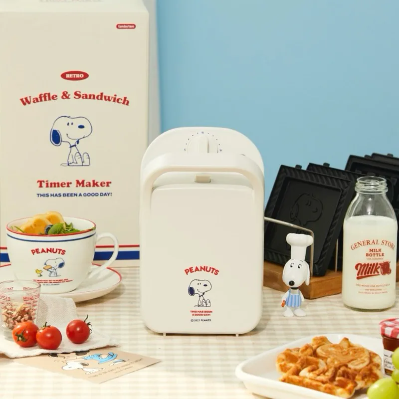 [Peanuts] Peanuts Waffle / Sandwich Maker ที่ทำแซนวิช วาฟเฟิล ลายหมีพูห์ จากเกาหลี
