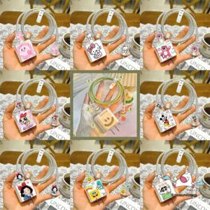 เคสอะแดปเตอร์สายชาร์จ USB แบบนิ่ม ลายการ์ตูนดิสนีย์ Hello Kitty Kirby น่ารัก สําหรับ Apple 18 20W