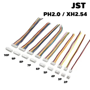 JST XH2.54 PH2.0 สายเชื่อมต่อหัวตัวผู้ ตัวเมีย 2/3/4/5/6/7/8/9/10 male female socket Connector Wire