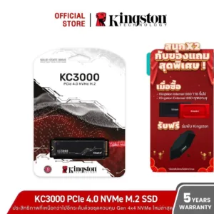 Kingston KC3000 PCIe 4.0 NVMe M.2 SSD ความเร็วสูงสุด 7