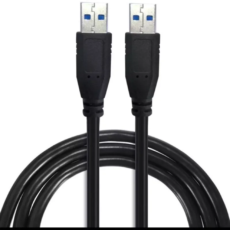 สาย USB ตัวผู้ 2 หัว Type-A USB 2.0 สายเคเบิ้ล สายเชื่อมต่ออุปกรณ์ สำหรับ HDD