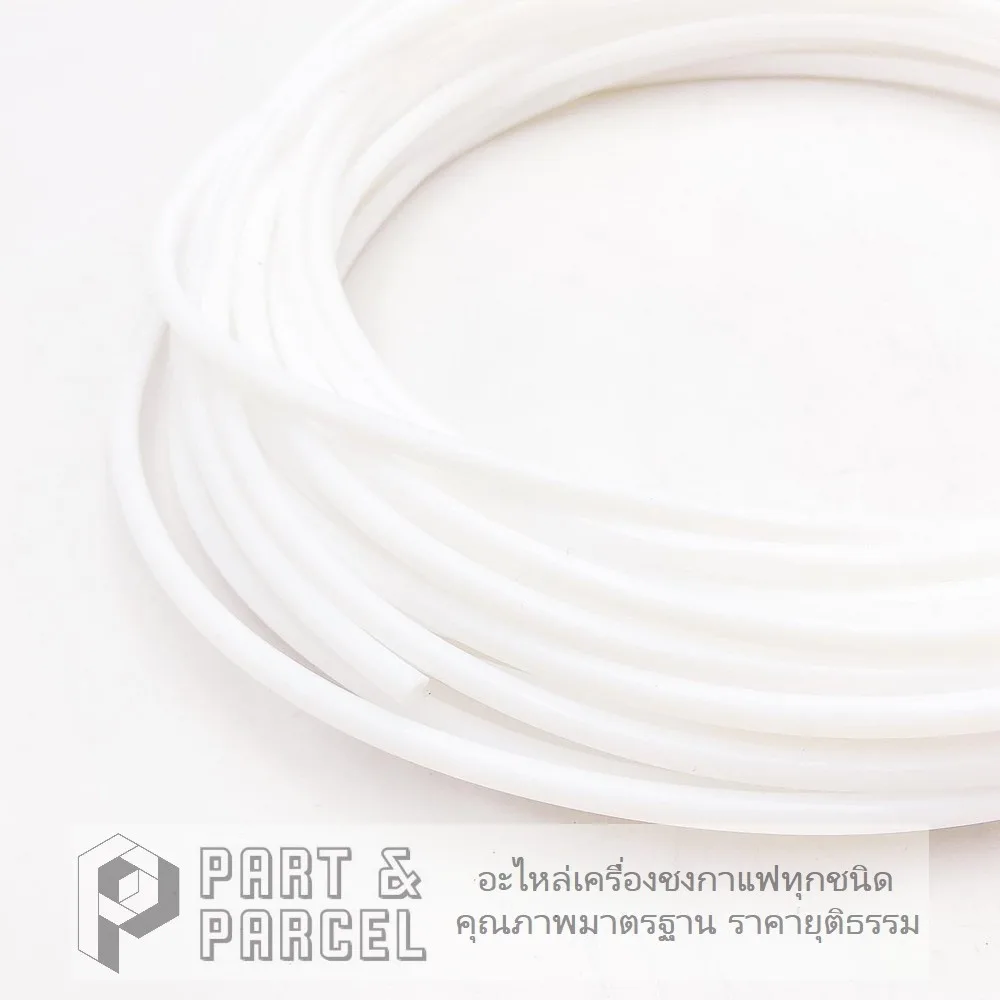 (SKU: 405335 )  สายน้ำเครื่องชงกาแฟ เทฟลอน 4x6 mm 1 เมตร อะไหล่เครื่องชงกาแฟ