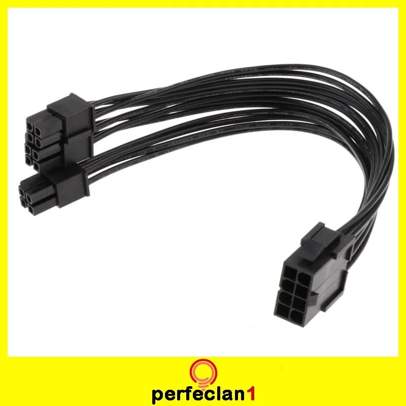 8pin ถึง 8 + 4pin Connector Power Supply Converter สายสีดํา 20 ซม