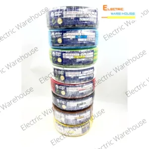 สายไฟ THW 1.5 SQmm เฟลดอท (100เมตร) หลากสี