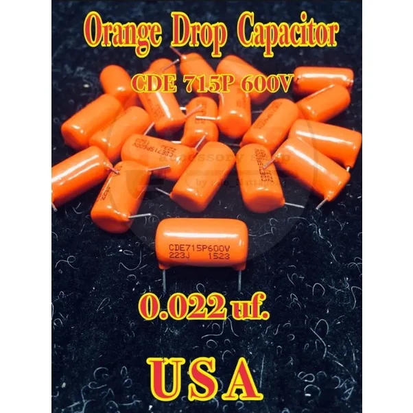 Guitar 1 Pcs Orange drop capacitor 0.022uf. CDE715P 600V
