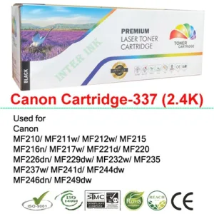 ตลับหมึกพิมพ์ Canon MF244dw/ MF246dn/ MF249dw (Cartridge-337) 2.4K Color Box