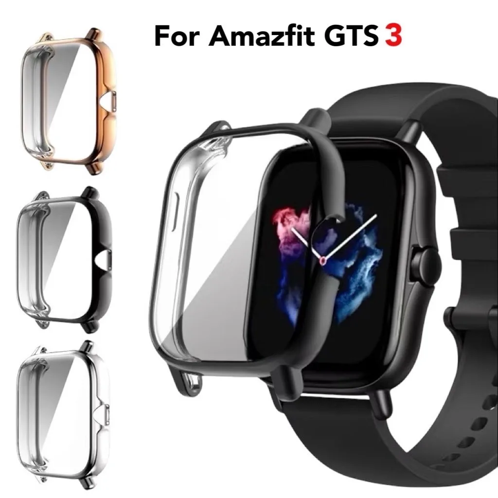 เคส Amazfit GTS 3 TPU นิ่มครอบเต็มหน้าปัดสวยงามมีหลายสี