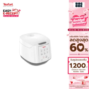 Tefal หม้อหุงข้าวดิจิตอล EASY RICE รุ่น RK732166 ความจุ 1.8 ลิตร ของแท้ รับประกันศูนย์ 2 ปี