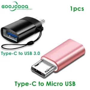 GOOJODOQ อะแดปเตอร์ชาร์จ Type C 3.0 สามารถใช้ได้กับ Android / ios