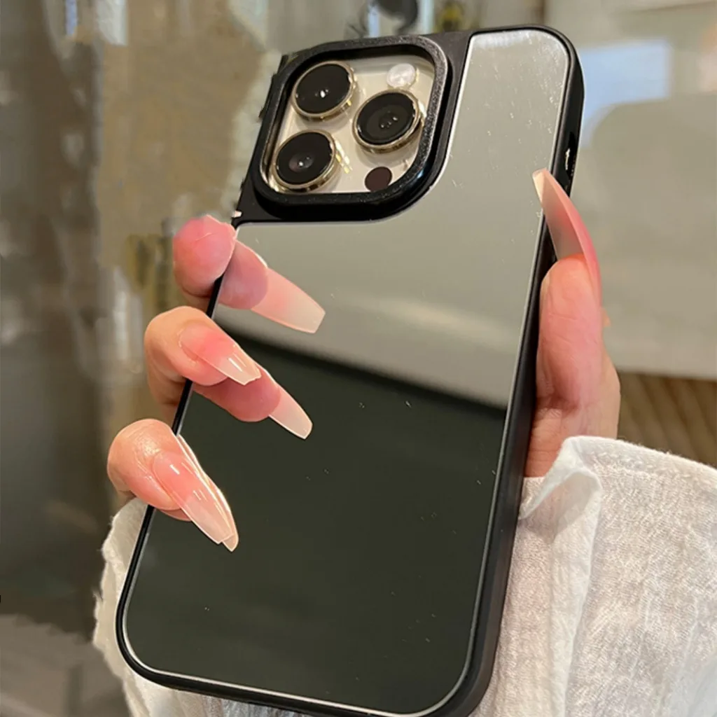 ❤️จัดส่งทันที❤️เคสไอโฟน11/12/13/14 Pro max CASE Luxury Vanity Mirror Soft Silicone Case For iPhone 11