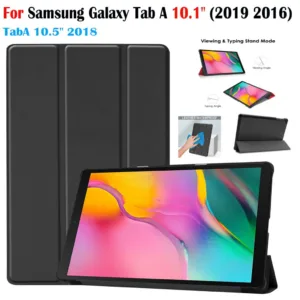 สําหรับ Samsung Galaxy Tab A 10.1 "2019 2016 TabA 10.5 "2018 คุณภาพสูง PU หนังแม่เหล็กฝาครอบ SM-T510 T515 T590 T595 T580 T585 แฟชั่นแท็บเล็ตป้องกันกรณี