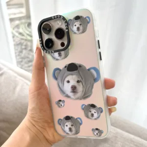 ❤️พร้อมส่งในประเทศไทย❤️เคสโทรศัพท์มือถือ ชุบไฟฟ้า กันกระแทก ลายลูกสุนัขน่ารัก สําหรับ Iphone 14 Pro Max XSMAX XR XS 7 8