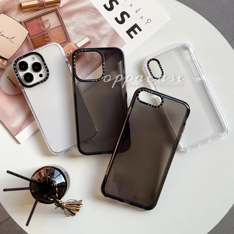 เคสใสสีพึ้น Black & White เคสสำหรับรุ่น 6/7/8/SE20 - 16 16Plus 16Pro 16ProMax