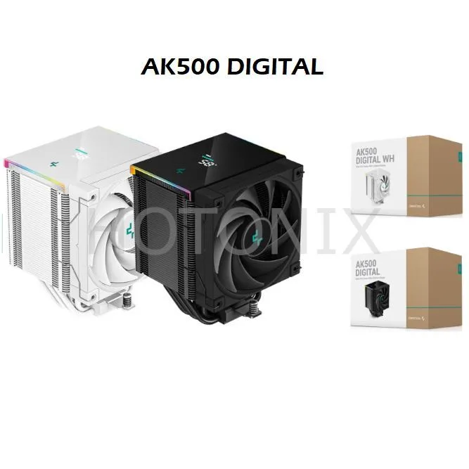 Deepcool AK500 เครื่องทําความเย็น CPU ดิจิทัล 5 ท่อ 240W สําหรับ LGA1700 1200 115x AM5 AM4