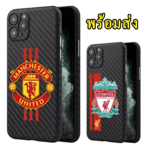 เคสลายแคบล่า ลายแมนยู สำหรับ iPHONE 6 6S 7 8 6Plus 7Plus X XR XS MAX 11 12 13 14 Pro Pro Max 14Promax 14MAX พร้อมส่ง 034