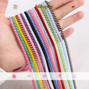 เเบบเกลียวถนอมสายชาร์จเเละหูฟัง ยาว1.4เมตร  กันหัก กันขาด ป้องกันUSB เคสสายชาร์จ พร้อมส่งจากไทย