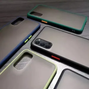 12 [ส่งจากไทย] เคสกันกระแทก ปุ่มสีผิดด้าน Case OPPO Reno 4 4G