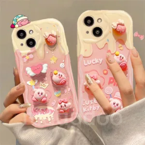 เคสซัมซุง Samsung Galaxy A55 A35 A25 A15 A05 A05S A54 A34 A24 A14 4G 5G A73 A72 A53 A52 A52S A33 A23 A13 A12 A32 A22 LTE A02 A02S A03S A03 A04 A04E M34 M02 M22 M32 M12 J7 Prime Cute HandWork 3D Doll Cartoon Kirby Tpu Soft Phone Case 1NY 52