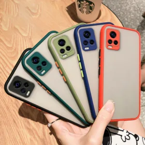 VIVO Y21 Y17S Y33S T1X Y20 Y02A Y12A Y12S Y3S Y02 Y02S Y16 Y22 Y35 Y15S Y01 V21 Y76 เคสกันกล้อง ขอบนิ่ม หลังแข็ง 025