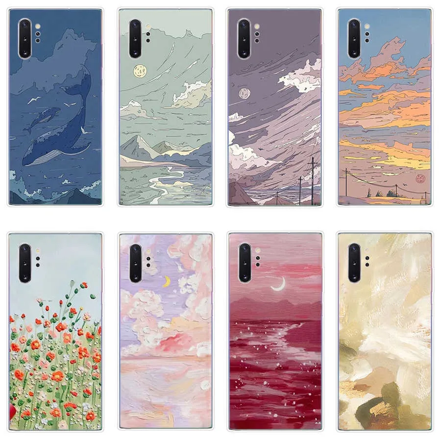 Samsung Galaxy note 9 10 plus เคส TPU นิ่ม ซิลิโคน ป้องกัน เคสโทรศัพท์