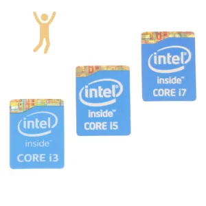 Good สติกเกอร์ฉลาก 4th Generation Intel Core I3 I5 I7 สําหรับติดตกแต่งโน้ตบุ๊ก 5 ชิ้น