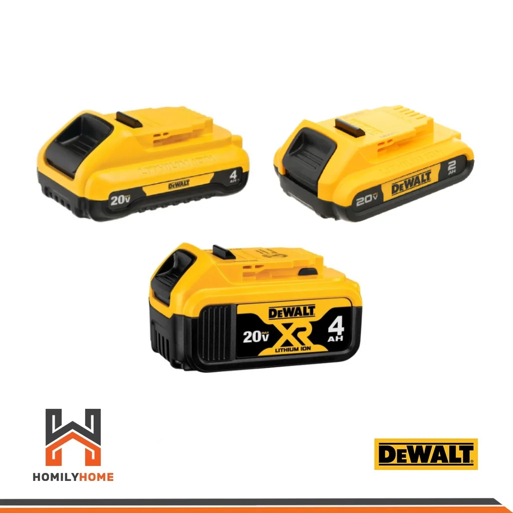 DEWALT แบตเตอรี่ LITHIUM ION 20V 2Ah รุ่น DCB183 4.0AH รุ่น DCB240 18V (20V max) 4.0Ah รุ่น DCB182