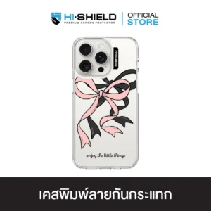 HI-SHIELD Stylish เคสใสกันกระแทก iPhone รุ่น Ribbon5 [เคส iPhone16